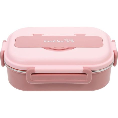 Boîte à lunch bento OSALADI en acier inoxydable avec (1/5)