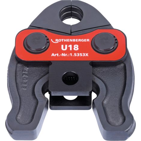 ROTHENBERGER Pressbacke, Compact, U, 18mm - 015353X