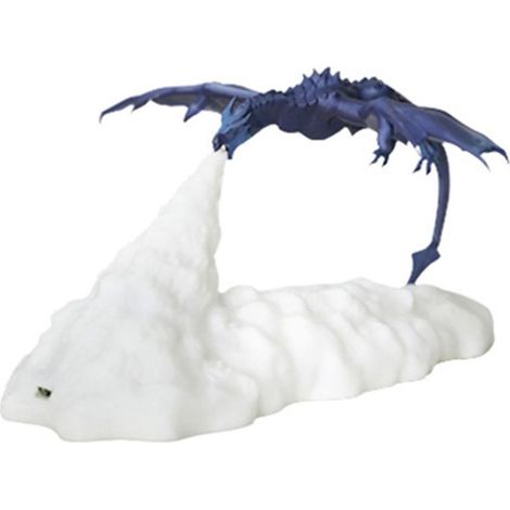 3D-gedruckte Eisdrachen-Feuerlampe, warmes Nachtlicht, USB-aufladbar, Heimdekoration, Kindergeschenk