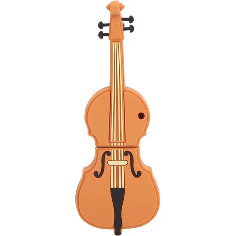 Clé USB Violin Design 16GB - Stockage de Données Musicales pour Bureau et Maison (1/5)
