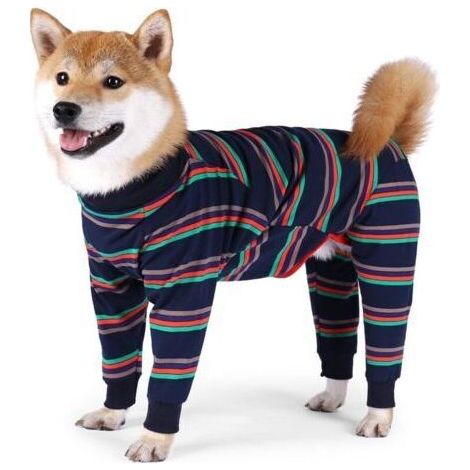 Combinaison de convalescence chirurgicale pour chien, avec jambes et manches longues, respirant, anti-léchage, plaie abdominale, pyjama post-chirurgie