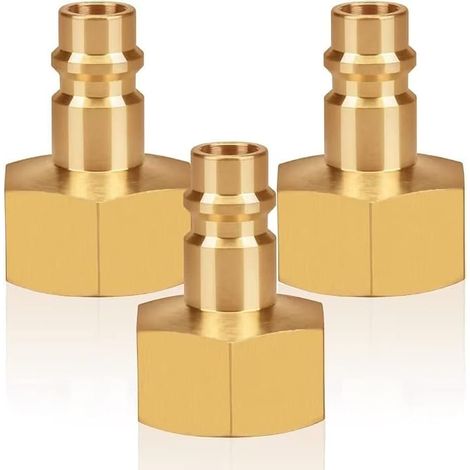 Compressed air coupling 3pc with thread, with 1/2" female thread for compressed air connection (1/5)