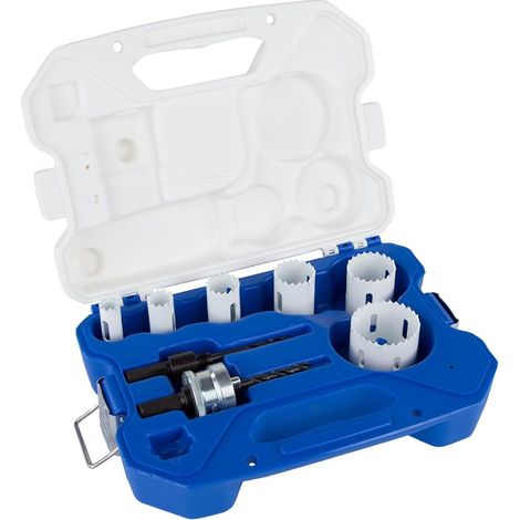 LENOX - Kit 8 trépans pour électricien diamètres 16 à 51 mm