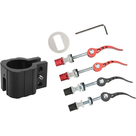 Electric Scooter Clamp, Folding Scooter Clamp in Rustproof Aluminum Alloy for Repair Shop (Black) (1/5)