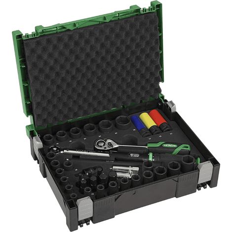 Coffret à Cliquet 39Pcs + douilles en HitCase - HIKOKI 95000572 (1/2)