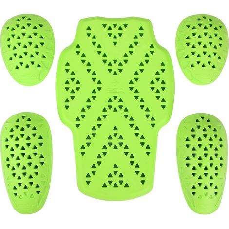 2-teiliges Motorrad-Schutzset, 5-teilig, Motorrad-Rückenprotektor, Schulter- und Ellbogenprotektoren, stoßdämpfende Schalen für Motorrad-, Motocross- und Mountainbike-Jacken, Unisex Erwachsene (1/5)