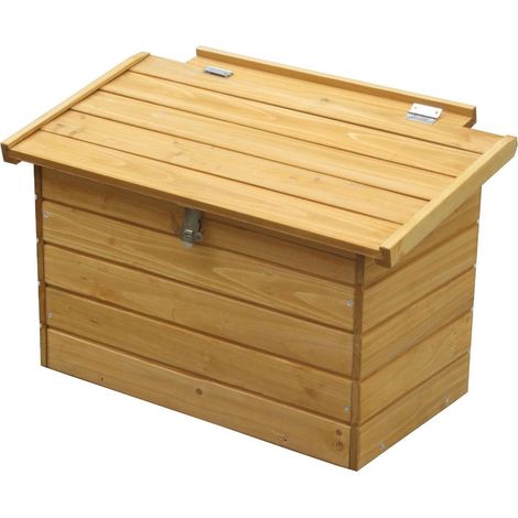 Animal Valley – Pondoir supplémentaire pour poulailler Landais et Challans – Toit en bois avec ouverture séparée – Longueur 51cm, largeur 30,5cm, hauteur 38,5cm (1/3)