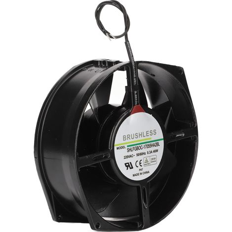 Hitzebeständiger, axialer Doppelkugellüfter für Induktionskochfeldgehäuse und Haushaltsgeräte, 220-V-Netzteil (1/5)