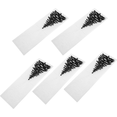 5 Poinçons de Gaufrage en Plastique DIY pour Cartes de Vœux - Motif Sapin de Noël (1/5)