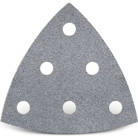 MENZER Platinum Klett-Schleifblätter, 93 mm, 6-Loch, f. Deltaschleifer, Halbedelkorund (50 Stk.) K320