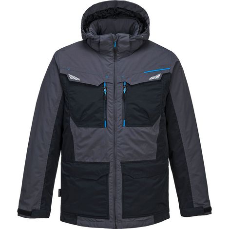 Parka Wx3 Farbe: Metallic Grau Größe M - Portwest