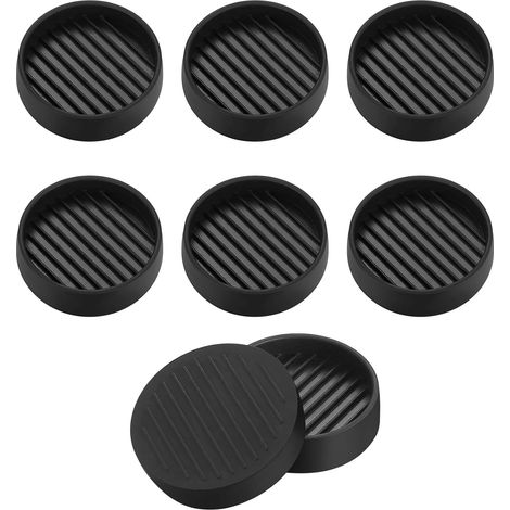 Patins de protection pour meubles, 63,5 mm, pour pieds de chaise, roulettes antidérapantes, ronds, pour lit, armoire, canapé, chaise, table (1/5)