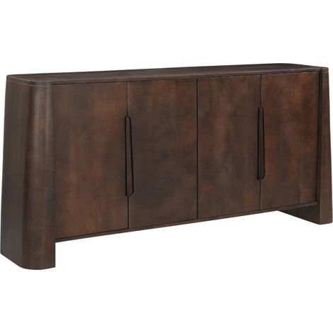 Buffet en bois de manguier foncé Liriel (1/5)