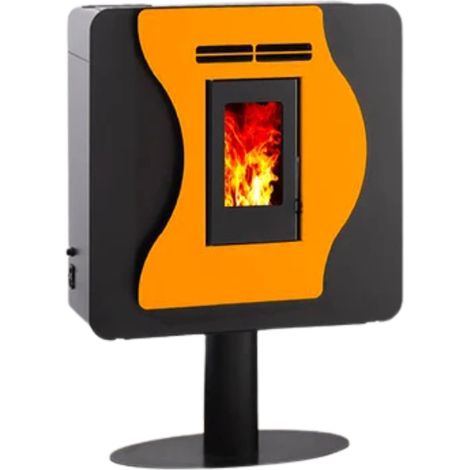 Interstoves – Poêle à granulés étanche 5.6 kW – Rendement 95.9 % – Surface de chauffe 100 m² – Programmation hebdomadaire – Option pilotage à distance (1/5)