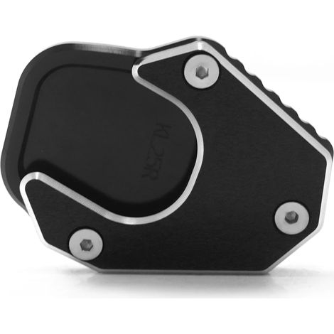 (Noir) Compatible avec HONDA CRF250L CRF 250 RALLY CRF250 2017-2021 Moto - Extension de béquille latérale CNC maxpower (1/4)