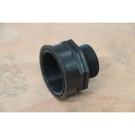 Multitanks – Raccord réducteur femelle 2 pouces – mâle 1-1/2 pouce – Polypropylène haute qualité – Filetage BSP pour étanchéité optimale