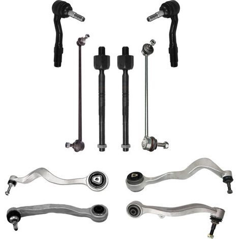KIT BRACCIO OSCILLANTE 10 PEZZI COMPATIBILE CON BMW 5(E60)520I 07.2003-03.2010 / Kit Sospensione Completo OE/OEM / Bracci Oscillanti + Testine Sterzo / Sostituzione Diretta OEM