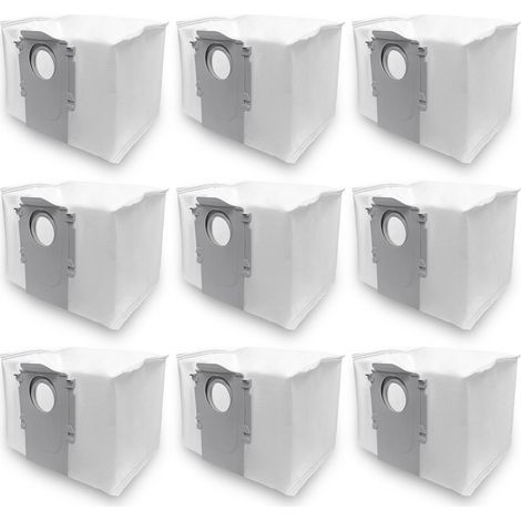 9 Beutel kompatibel mit Roborock S8+, S8 Pro Ultra, S7 Pro Ultra, S7 MaxV Ultra, S7 Max Ultra, Q8 Max+, Q7+, Q7 Max+, Q5+, Q5 Pro+, Q10 S5+ / X5+, Q7 L5+ / M5+ — 9 Staubbeutel