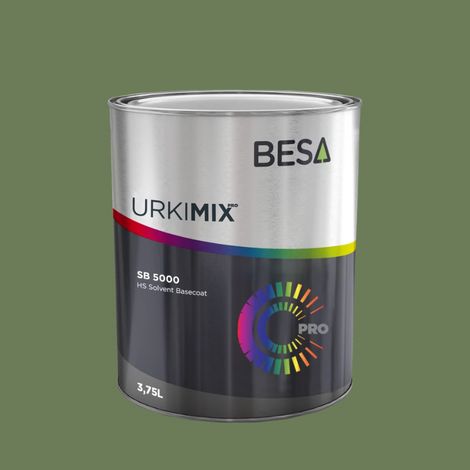 Pot de peinture Polyuréthane / bi composant Vert Réséda RAL 6011 Mat - 150 gr