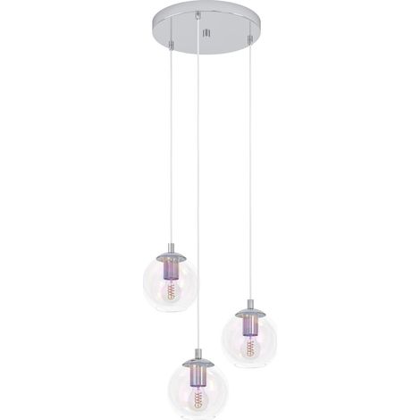 Suspension luminaire Ariscani 2, plafonnier suspendu à 3 lampes (1/5)