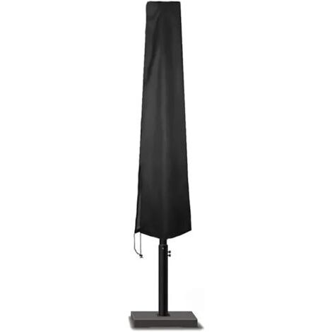 Housse De Parasol De Terrasse 183x25x35cm, Housse De Parasol De Jardin Imperméable en Tissu Oxford 210d pour Parasol D'extérieur avec Fermeture éclair Et Cordon De Serrage (1/4)
