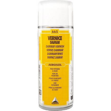 Vernice spray protettiva per dipinti ad olio, dammar, 400 ml (1/2)