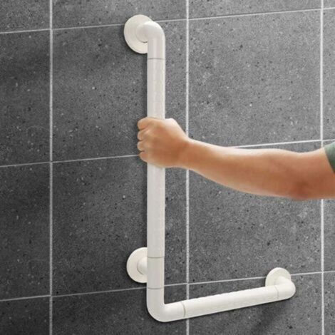 Barre D'Appui Antidérapant Poignée De Baignoire Murale Pour La Douche Et Le Bain Pour Les Personnes Handicapées, Blessées Ou Postopératoires 60x40cm (1/5)