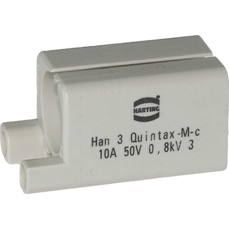 HARTING Halterung für einen Quintax Stifteinsatz (M) Crimpanschluss Querschnitt 0,14mm² - 2,5mm² - 1 Stück