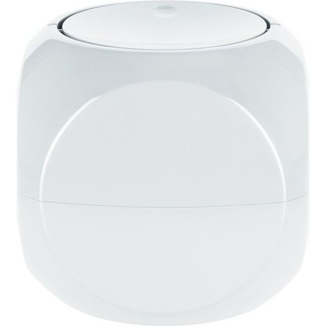 Papelera con tapa basculante PP DICE 1L Blanco Spirella