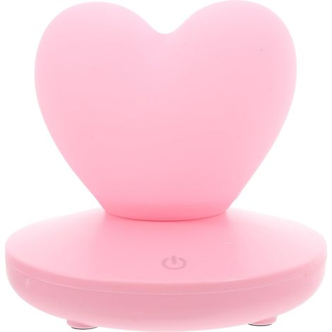 Veilleuse Tactile de Cœur LED USB Rechargeable Lumière Douce (1/5)