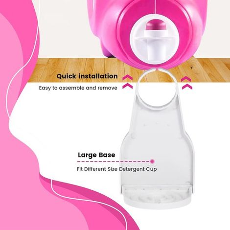 pezzi Portabicchiere per detersivo Raccogligocce per detersivo Detergenti liquidi Pulisci lavatrice Asciugatrice Bianco (1/4)