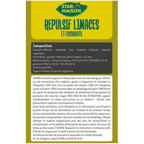 Star-jardin Repelente jardín en gránulos 400g incoloro eficaz (1/2)