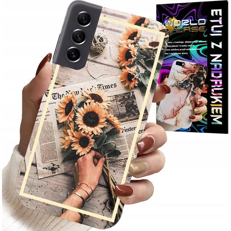 Custodia per Samsung Galaxy S22 - motivo floreale girasoli (1/5)