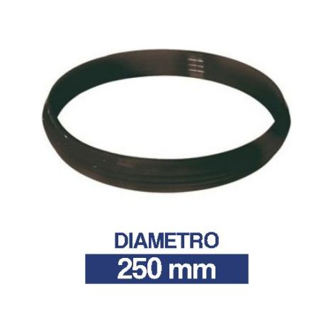 GUARNIZIONE SILICONICA PER TUBO TUBI STUFA PELLET CAMINO CANNA FUMARIA 24434V 250 (20798)
