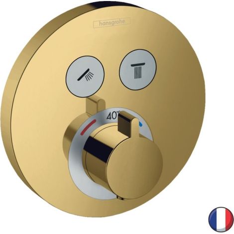Ensemble prêt pour thermostat encastré ShowerSelect S avec 2 consommateurs PGO (1/5)