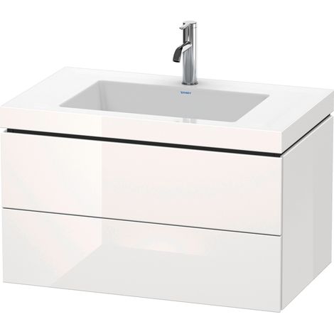 Duravit L-Cube c-bonded Set wandhängend, 2 Schubkästen, ohne