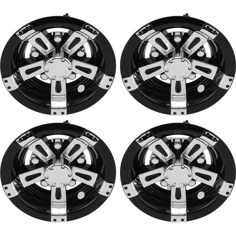 4 pièces 8 pouces enjoliveurs de roue pour chariot de golf, ABS léger, réduisent la résistance au vent, remplacement pour E-Z-GO (1/5)