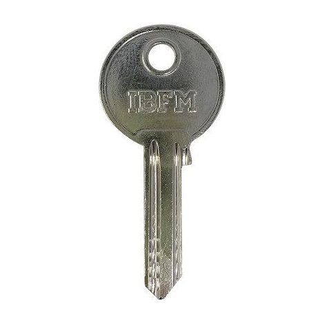 CHIAVE PIATTA IBFM K2302 ORIGINALE - OTTONE NICHELATO- 20 pezzi