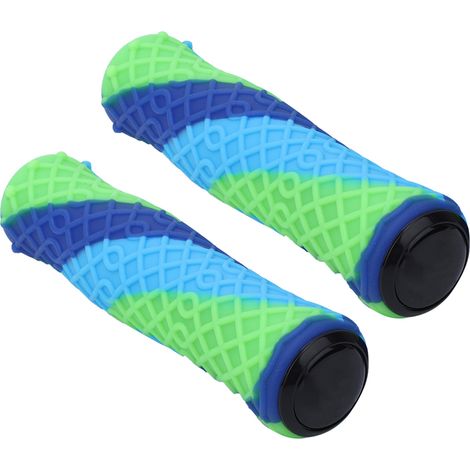Paire de Protège-guidon Silicone Antidérapable Léger pour VTT, Accessoire Vélo (Camouflage) (1/5)