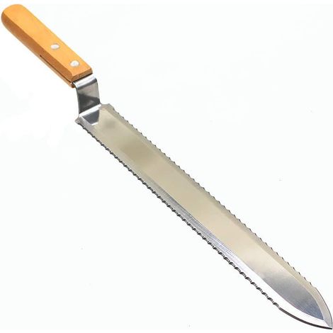 Imker-Honigmesser, 280 mm, gezahnt, Entdeckelungsmesser, Honigschaber, Imkerbedarf