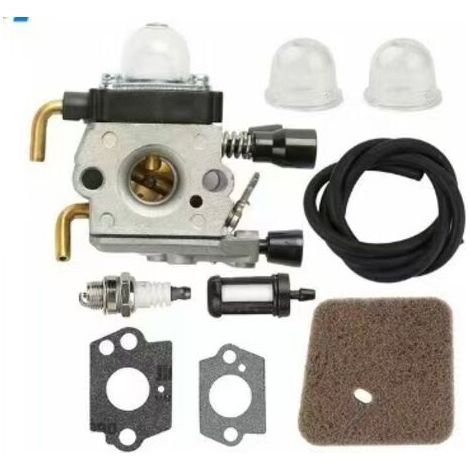 VURAHOME - Hippotech Carburateur avec conduite de carburant pour STIHL HS75 HS80 HS85 HL75 HL75K FH75 HT70 HT75 KM80 KM85 KM85R SP80 SP85 FC75 FC85 Taille-haie Taille-bordure (1/4)