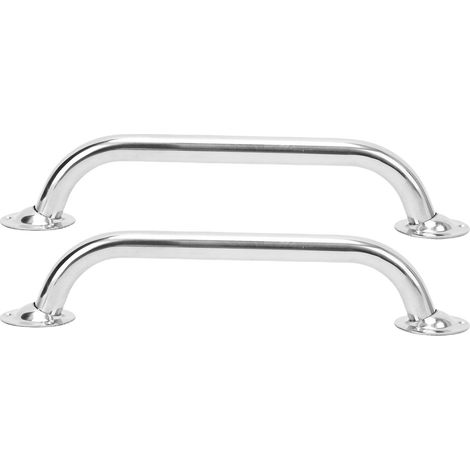 Poignées de maintien marines en acier inoxydable poli, 2 pièces, 362mm, robuste, main courante pour Yacht (1/5)