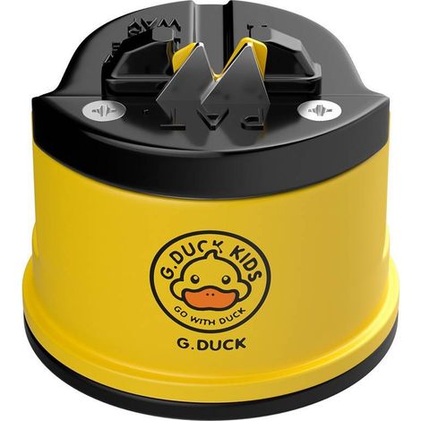 Affûteur de couteaux à ventouse Little Yellow Duck Mini pour la maison, outil de cuisine multifonctionnel