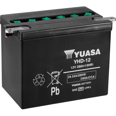 Batterie moto YUASA YHD-12 12V 29.5AH 200A