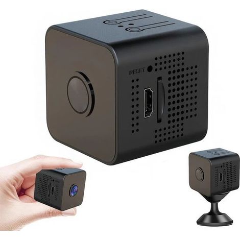 Telecamera magnetica wireless: registrazione live 24 ore su 24 + anteprima live, Wi-Fi a 2,4 GHz + batteria da 450 mAh (1/5)