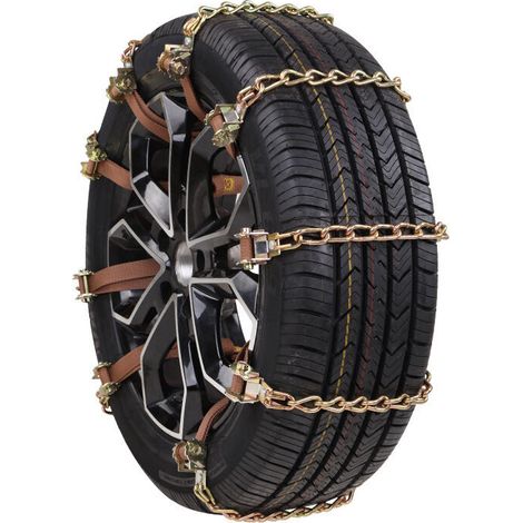 Catena antiscivolo per auto Tigrezy, 205-265 mm, 2 pezzi