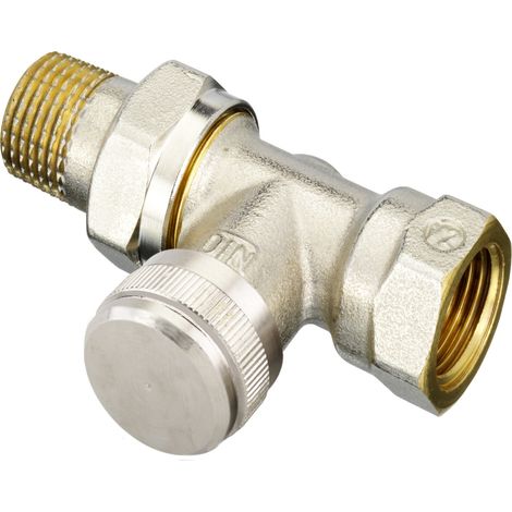 Danfoss Rücklaufverschraubung Verschraubung RLV 15 Durchgang ½ AG x ½ IG 003L0144 (1/4)