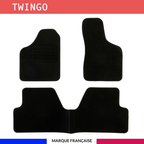 Tapis de voiture - Sur Mesure pour TWINGO (1993 - 2007) - 3 pièces - Tapis de sol antidérapant pour automobile (1/4)