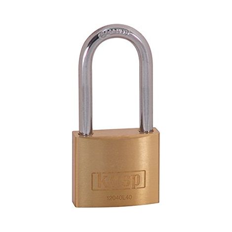 Kasp K12040L40D Lucchetto 40 mm Oro - Giallo Serratura a chiave
