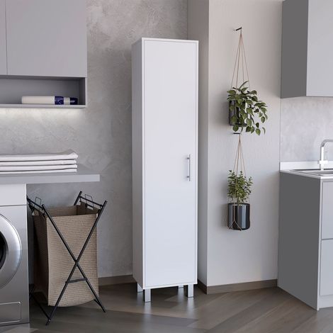 Armario Multifuncional Laska, con 1 puerta y patas , 180 cm X 40 cm X 29.8 cm , Multicolor (1/5)